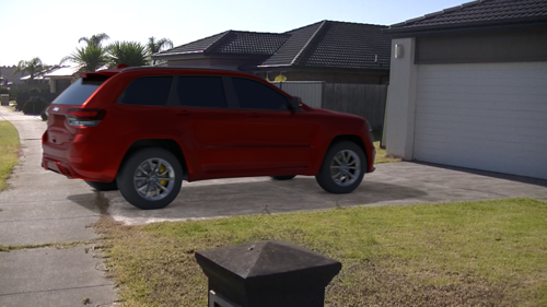 Jeep Cherokee with rig preview image